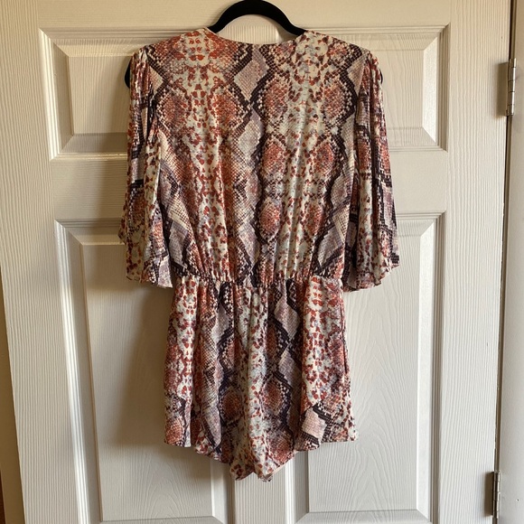 Lovers + Friends Python Print Romper Size: XS - Picture 9 of 11